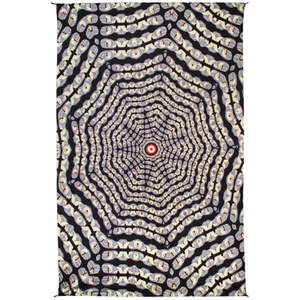 Pink Floyd Division Bell Mandala Tapestry 60x90" by Sunshine Joy